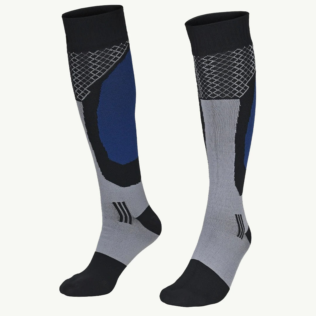 RANDY SUN – WATERPROOF SOCKS KNEE HIGH (BLUE/GRAY) - Image 2