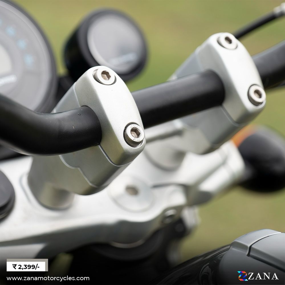 Zana- Handlebar Riser for Super Meteor 650 (Vertical, Aluminum) - Image 6