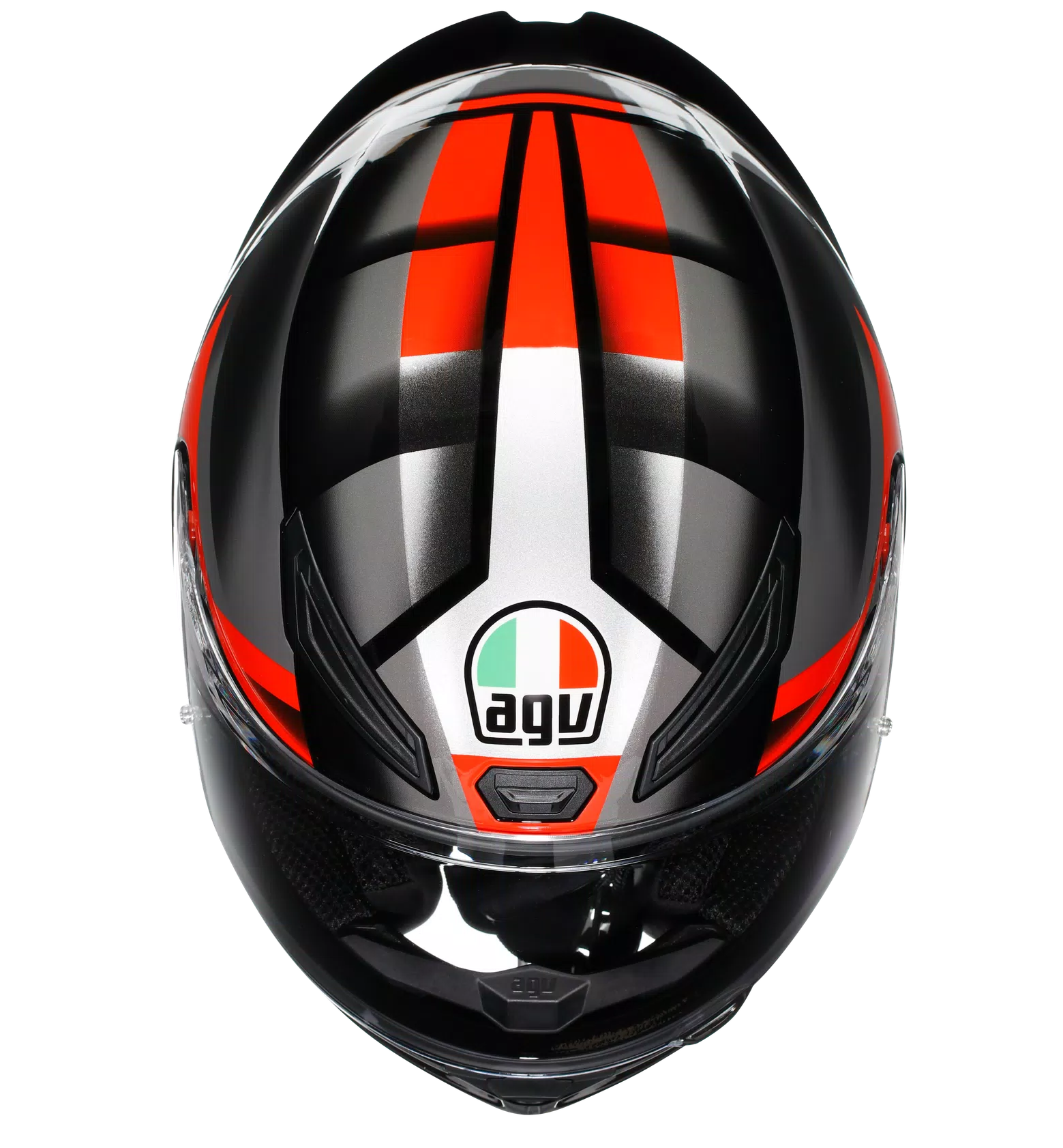 AGV K1 S Fastlap Gloss Black Grey Red Helmet - Image 5