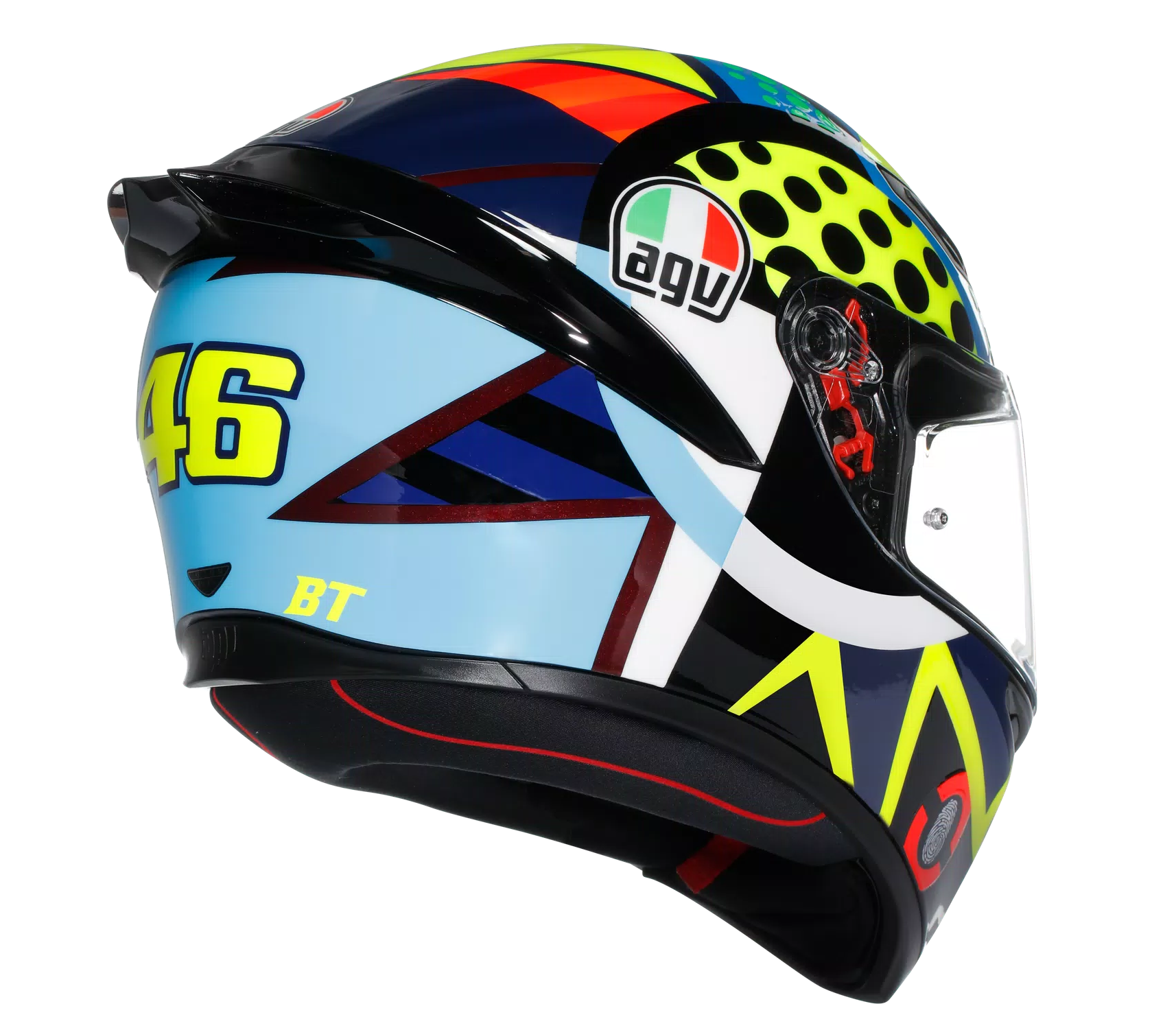 AGV K1 S Rossi Winter Test 2020 Gloss Helmet - Image 3