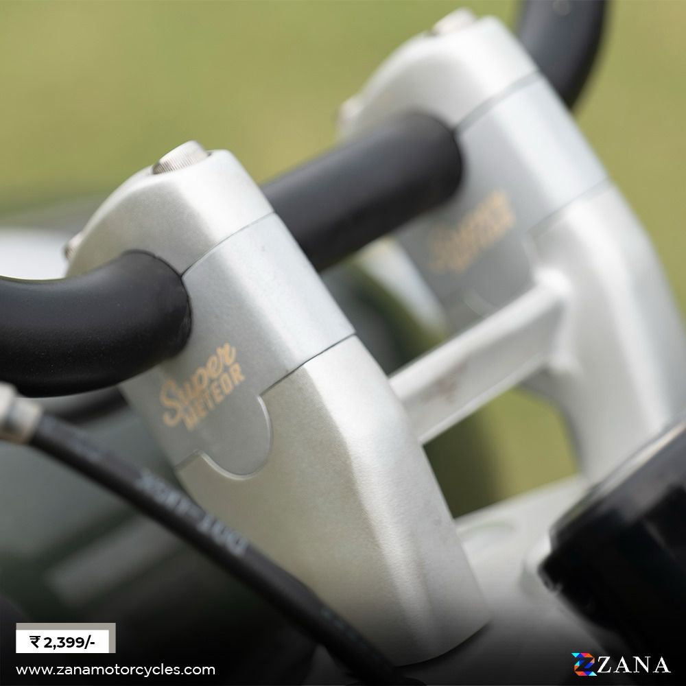 Zana- Handlebar Riser for Super Meteor 650 (Vertical, Aluminum) - Image 5
