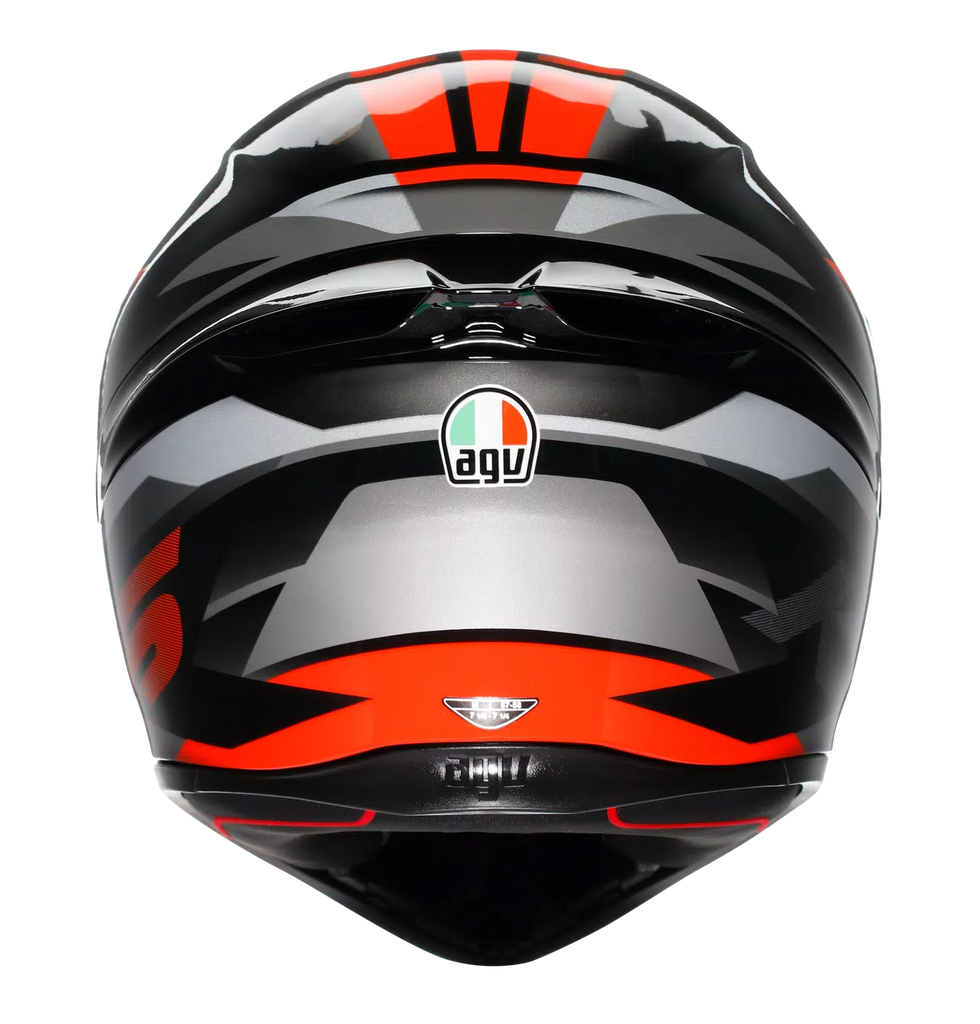AGV K1 S Fastlap Gloss Black Grey Red Helmet - Image 7