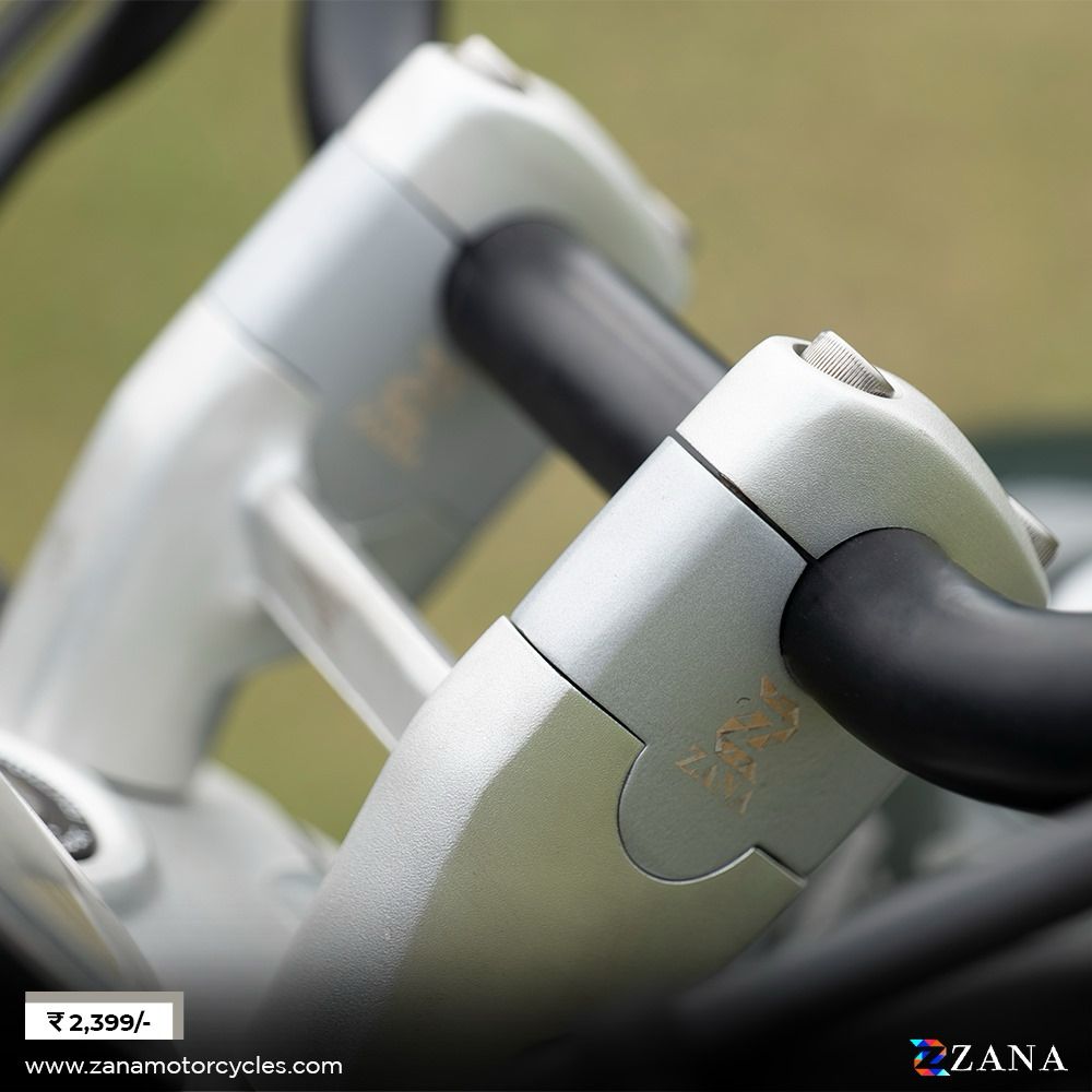 Zana- Handlebar Riser for Super Meteor 650 (Vertical, Aluminum) - Image 2