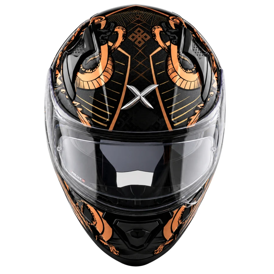 Apex Scratch Black Copper Helmet With Spoiler - Image 8