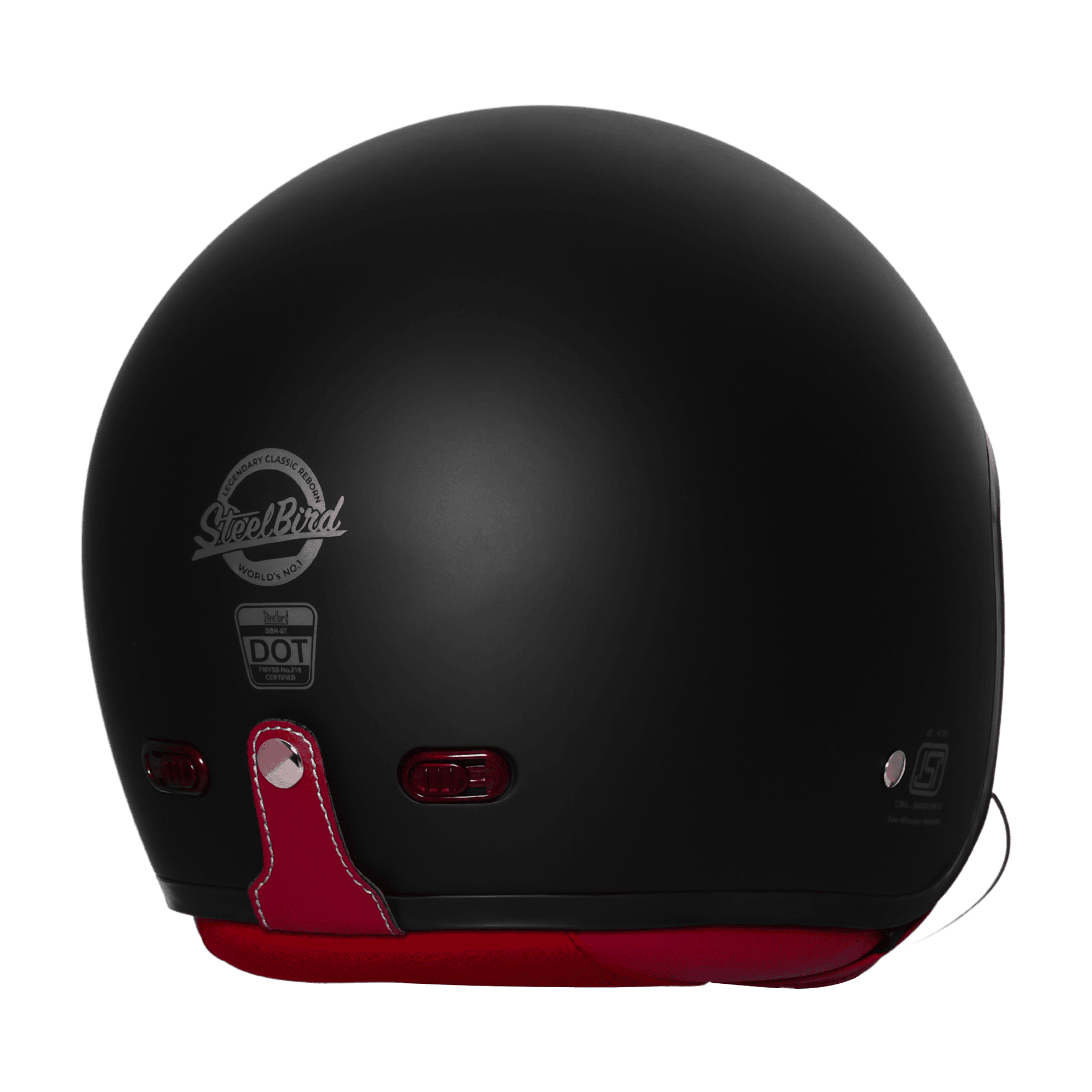 Steelbird SBH-67 VINTAGE DOT 5.O MATT BLACK - Image 3
