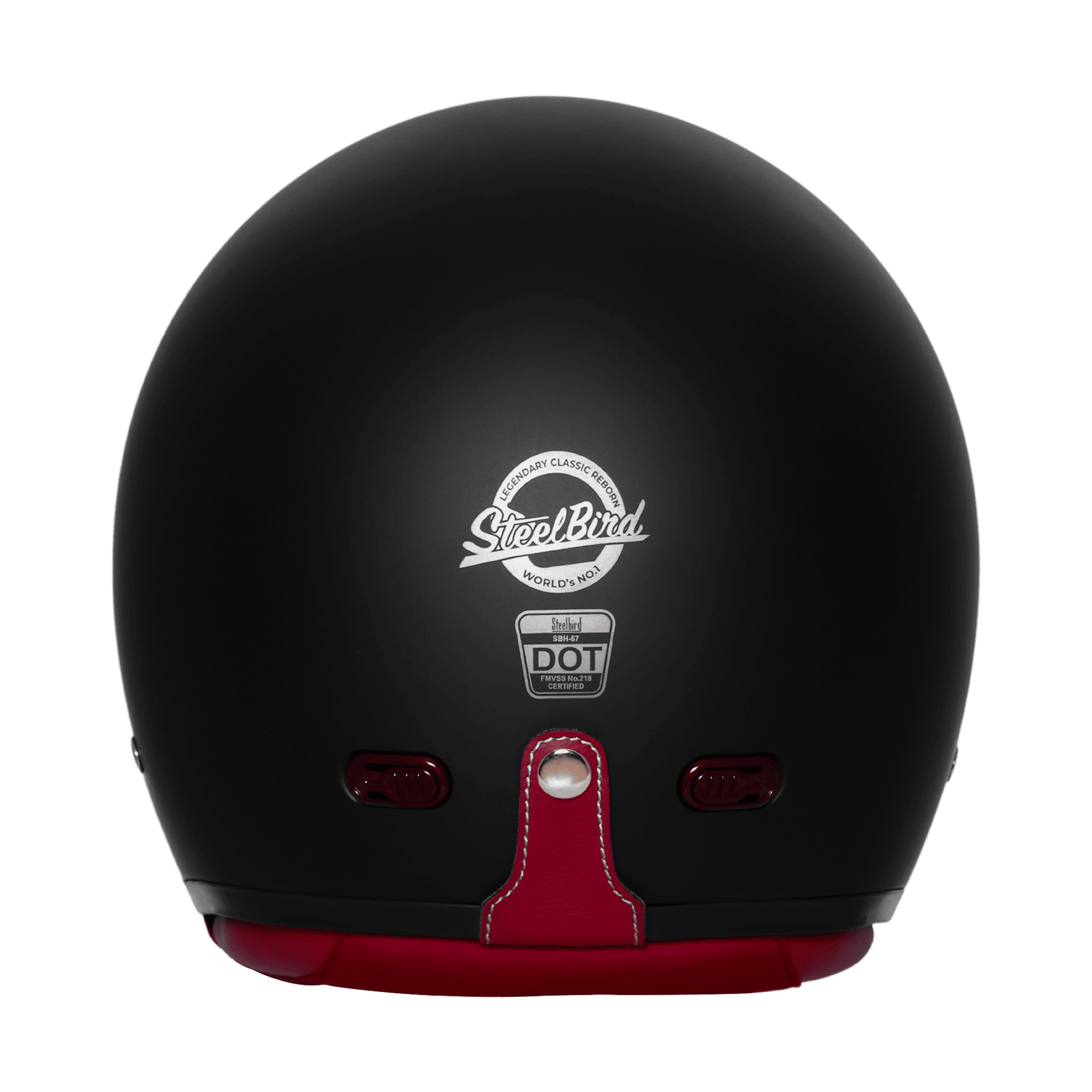 Steelbird SBH-67 VINTAGE DOT 5.O MATT BLACK - Image 2