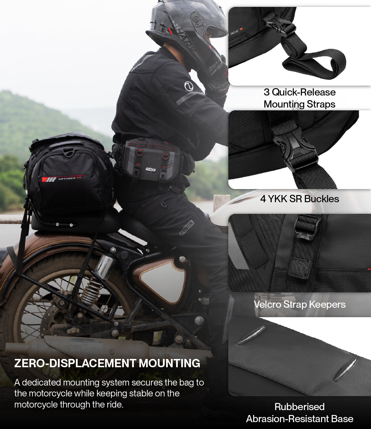 RYNOX OPTIMUS TAIL BAG 50L - Image 8