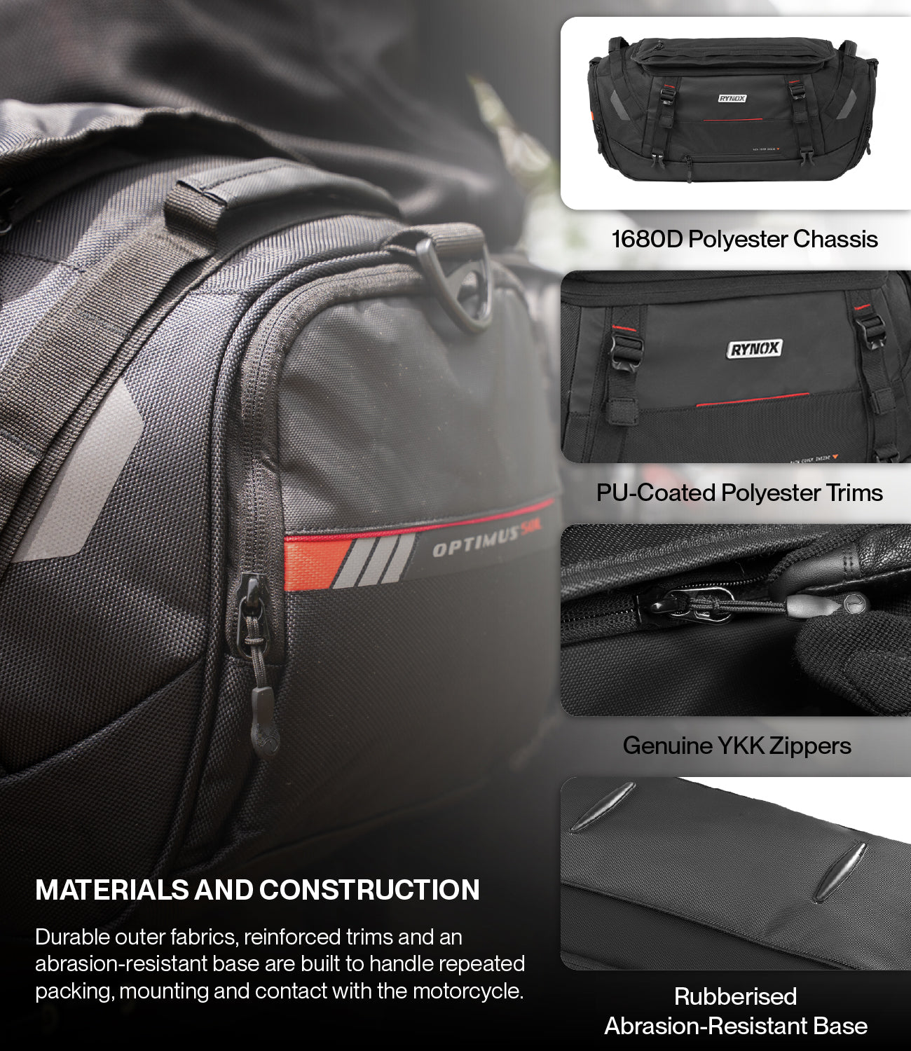 RYNOX OPTIMUS TAIL BAG 50L - Image 7