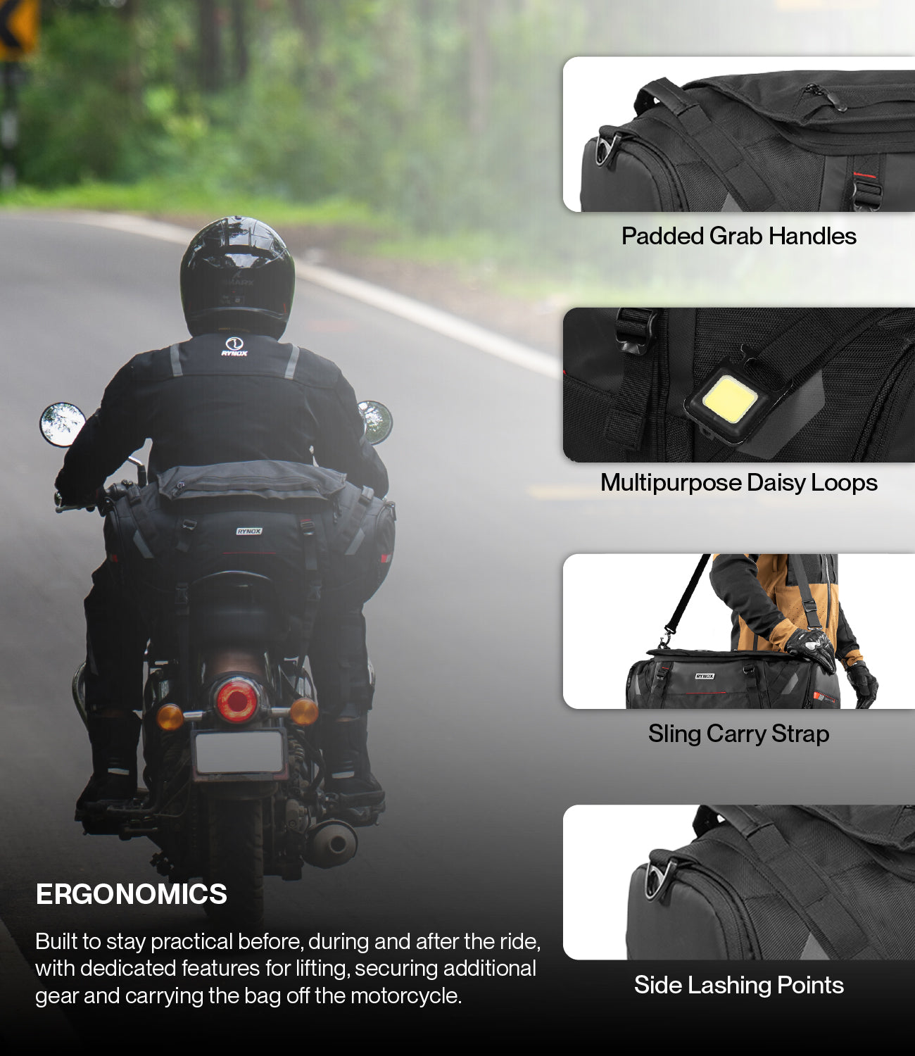 RYNOX OPTIMUS TAIL BAG 50L - Image 6