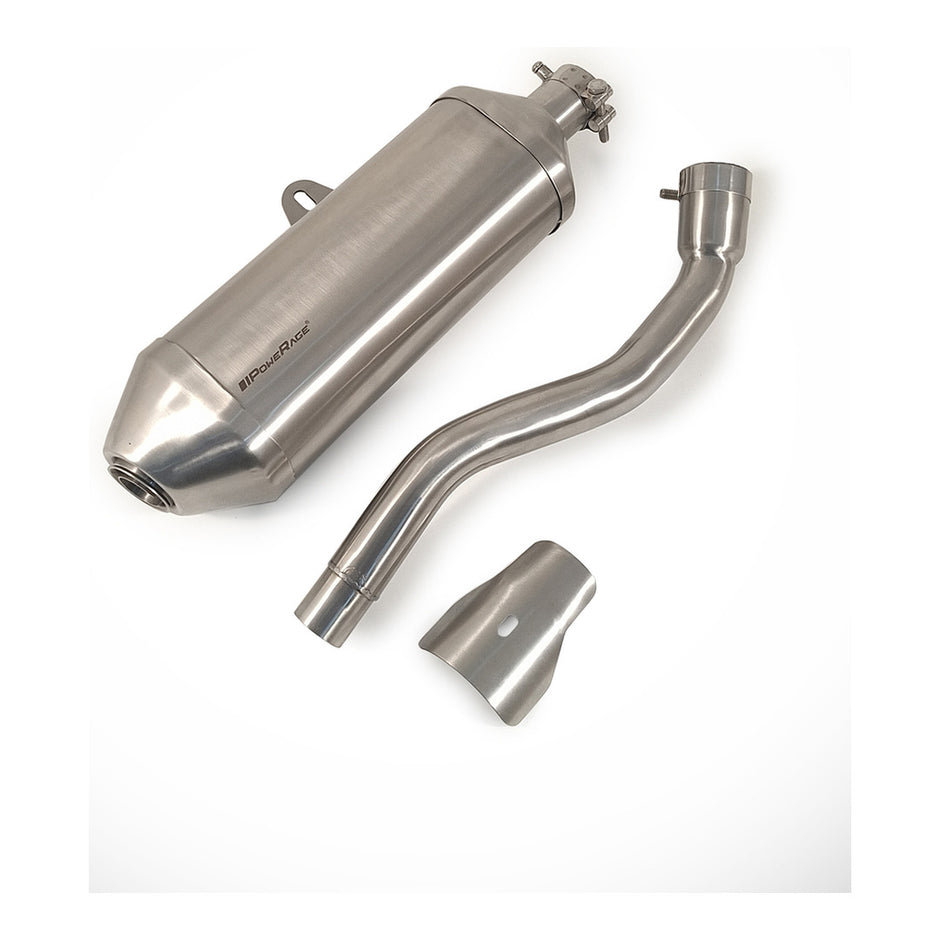 Powerage Slip-On Exhaust with Mid Pipe for Hero XPulse 210