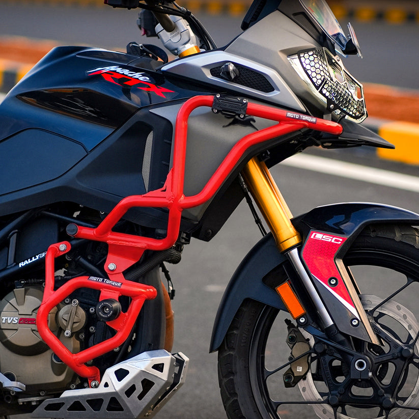 MOTO TORQUE STALLION PRO CRASH GUARD FOR APATCHE RTX 300 (RED) - Image 2